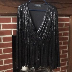 AKIRA sequin romper, perfect for New Years Eve!